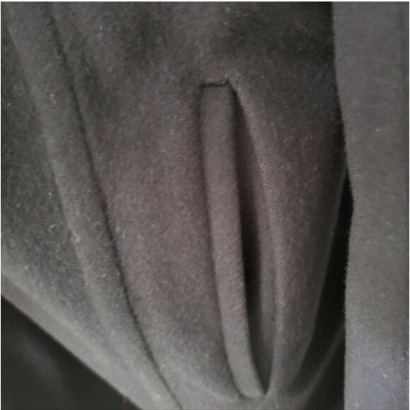 Saks Fifth Avenue Double Breasted Wool Pea Coat - Picture 8 of 11